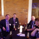 (L-R) Steve Porter, Duncan South, Jason Juriewicz, Trevor Sticklen, Ros Doyle, Jo Porter