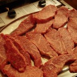 Wagyu Striploin ready for grilling