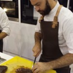 Black Onyx beef prepared by Burnt Ends Chef, Dave Pynt. Food & Hotel Asia 2014, Singapore