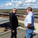 Rangers Valley MD Don Mackay and visiting guest former Chef, Charles Malm from Gourmet Foods in Sweden