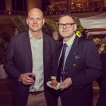 Rangers Valley Marketing Manager Andrew Moore (left) and attending guest (right).