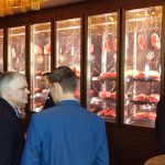 Individual beef producers display cabinets.